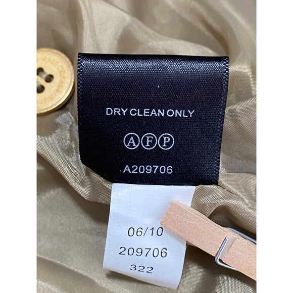 Isaac Mizrahi Gold Quilted Bomber Jacket With Zipper & Button Closure Womens XXS - Picture 8 of 9